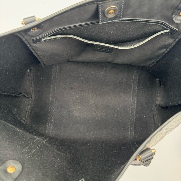 Gucci Black and Gray Signature Tote | Good Condition - Picture 13 of 17
